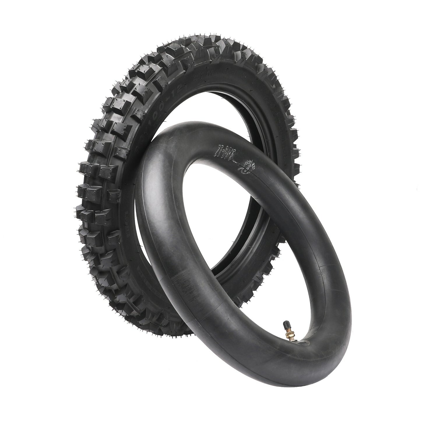 12-inch rear tire, 3.00-12 tire and tubed tire bicycles YZ50, YZ60, PW80, TTR90, TTR110, 80/100-12