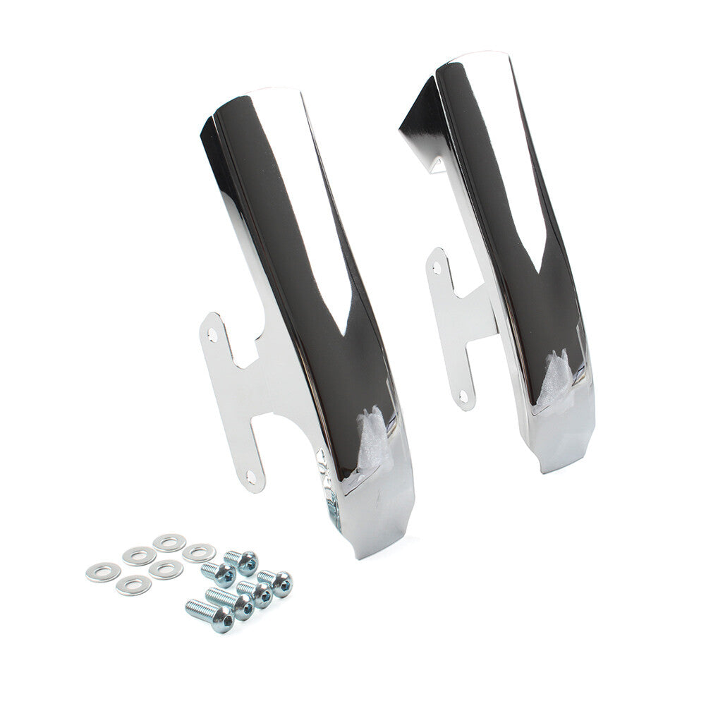 Fender-Satteteltaschen-F¨¹llblenden f¨¹r for Harley-Davidson Touring 2009-13 Paar Chrom