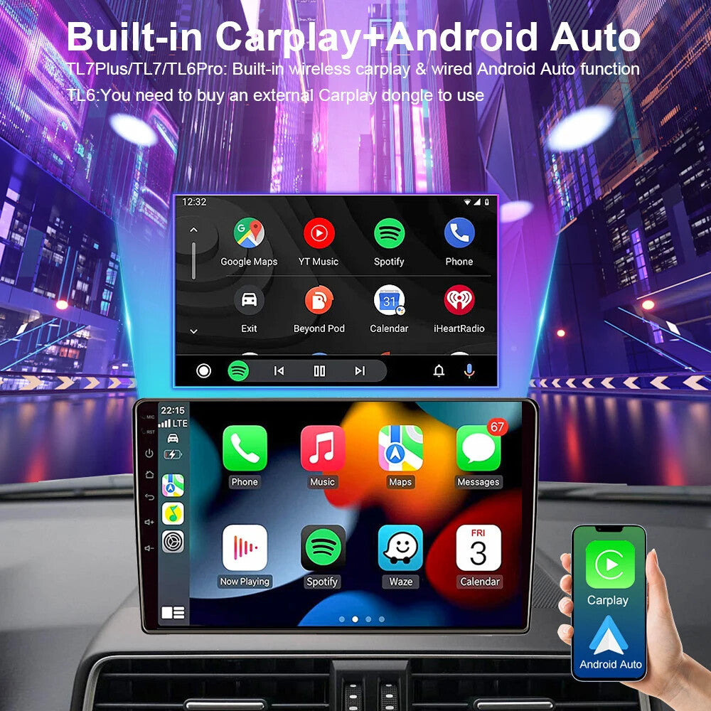 for Mercedes for Benz C Class 3 W204 S204 Car Radio GPS Navi 4+32G 2006-2011 Player