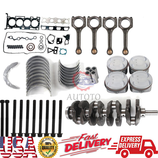 G4KF Engine Piston Gasket Rebuild Kit w/ Crankshaft Rods For 2.0T for Hyundai for KIA