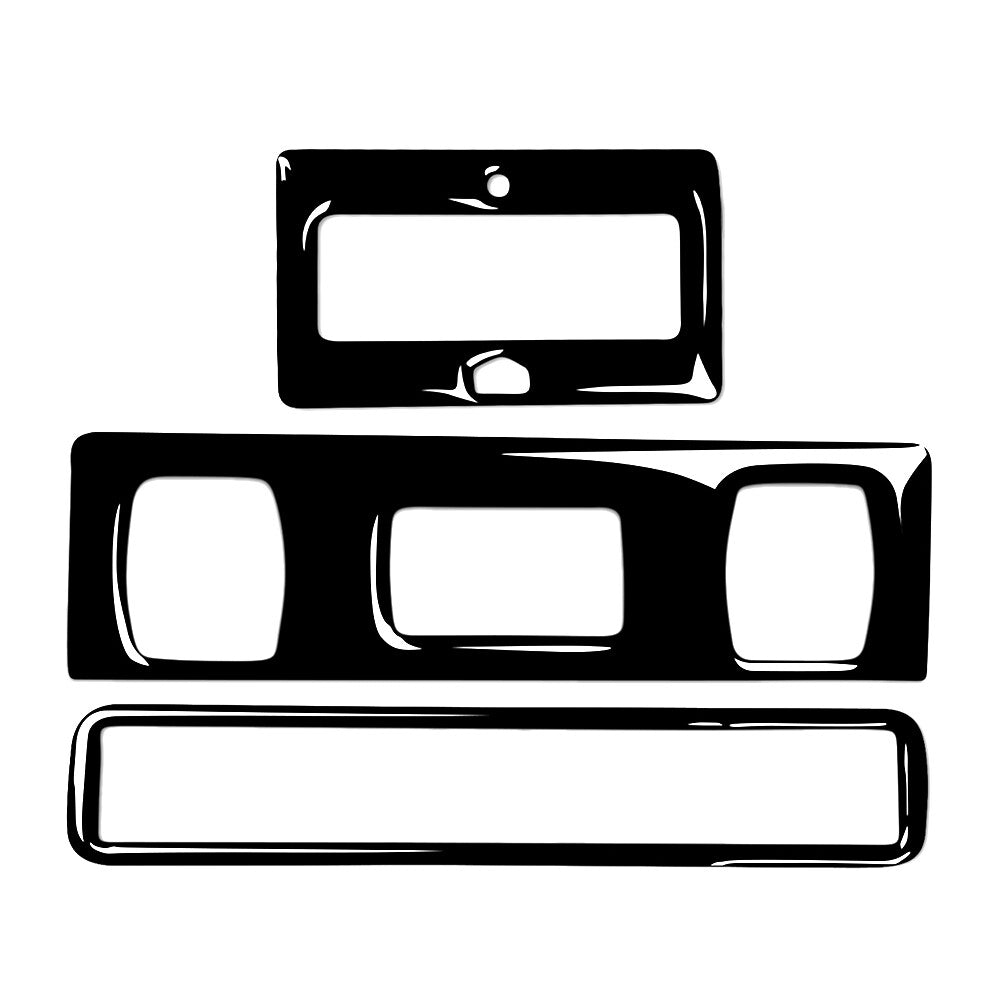 Hardtop Car Reading Light Panel Cover Trims Kit Black for Audi TT 8N 2001-2006