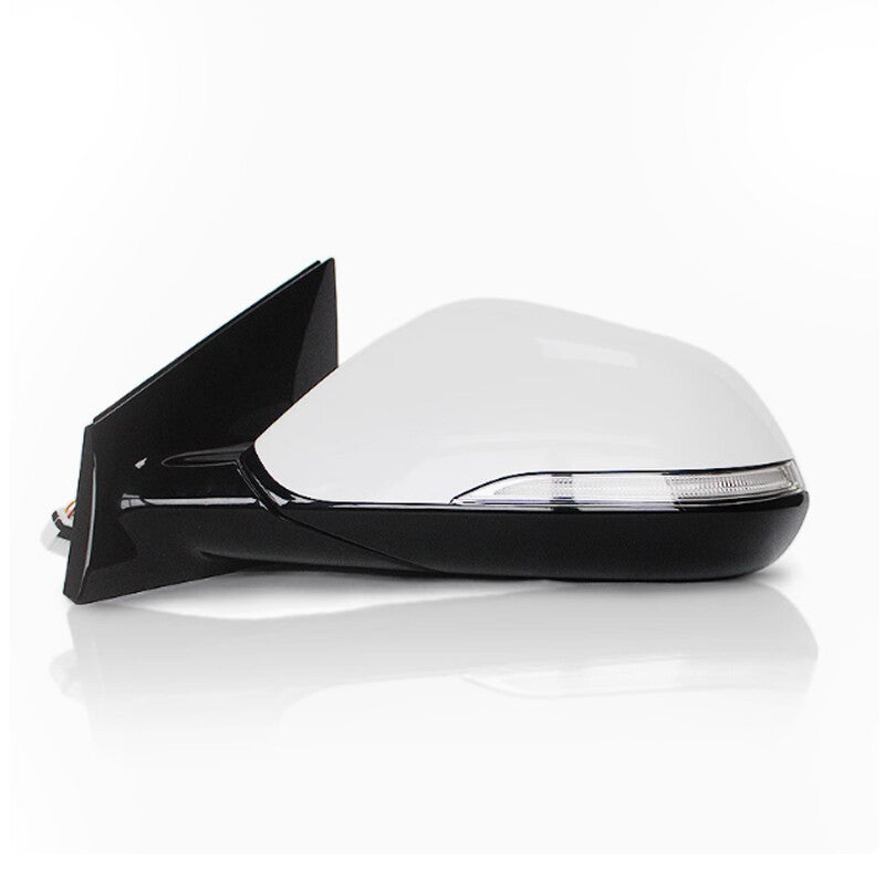 Right-side door mirror power folding thermal signal applicable to for Hyundai Sonata 2015-2018 White
