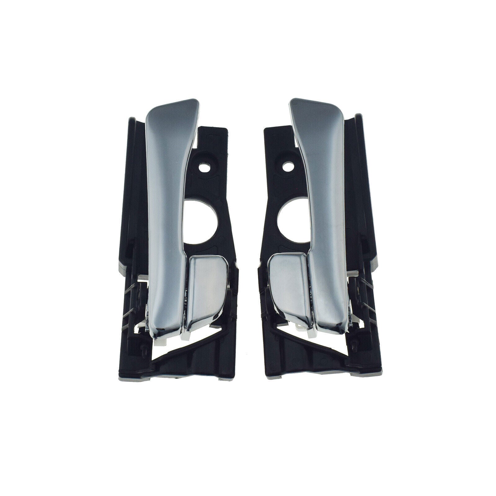 for Hyundai Accent 2012-2017 Rear Left  Right Interior Door Handles Pair Chrome