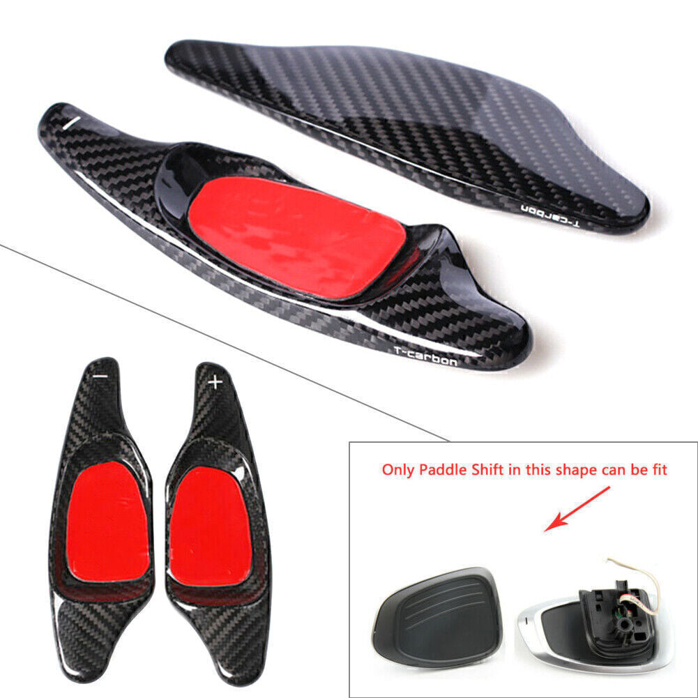 Carbon Shift Paddle Shifter Extension Left+Right Fit for Audi S5 A5 S6 SQ5 RS7