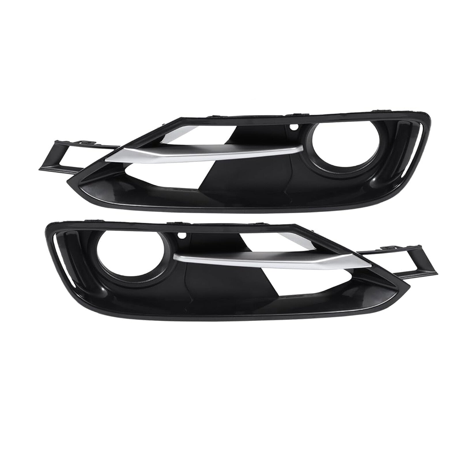 Front bumper fog light grille with chrome cover trim suitable for BMW 3 Series F30 F31 12-15