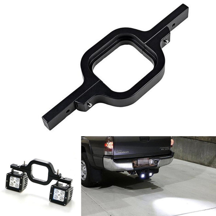 Car Off-Road Truck Towing Hitch Mount Bracket LED Pod Backup Reverse Lamp Holder