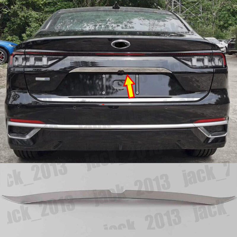 Stainless Trunk Tailgate Grab Handle Trim Cover for Ford Mondeo Fusion 2022-2024