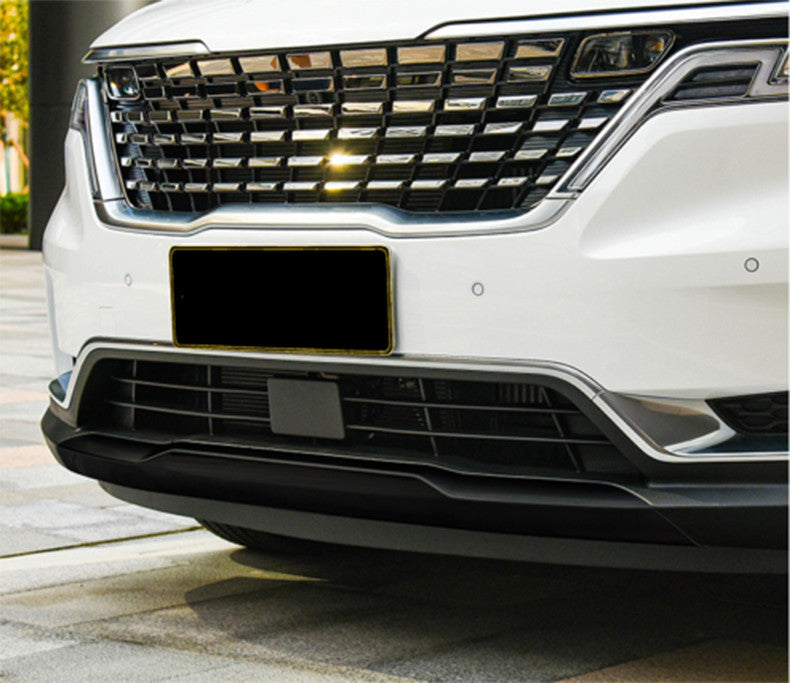 for Kia Carnival 22-24 Black ABS Front Bottom Bumper Lid Moulding Guard Cover 1P