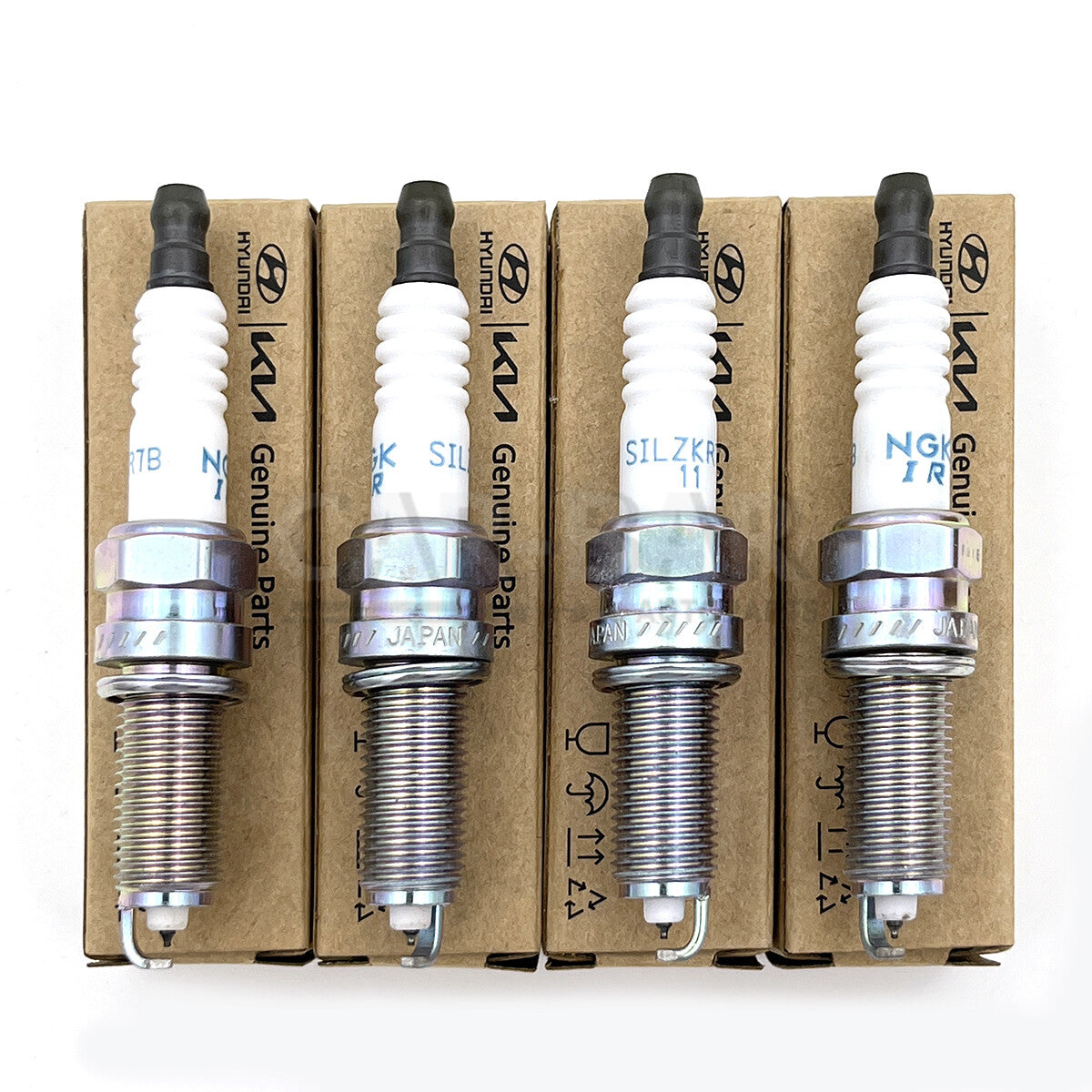4 x Iridium Spark Plugs For 11-18 for Hyundai ElantraTucson for Kia Forte 1.8L 2.0L 2.4L