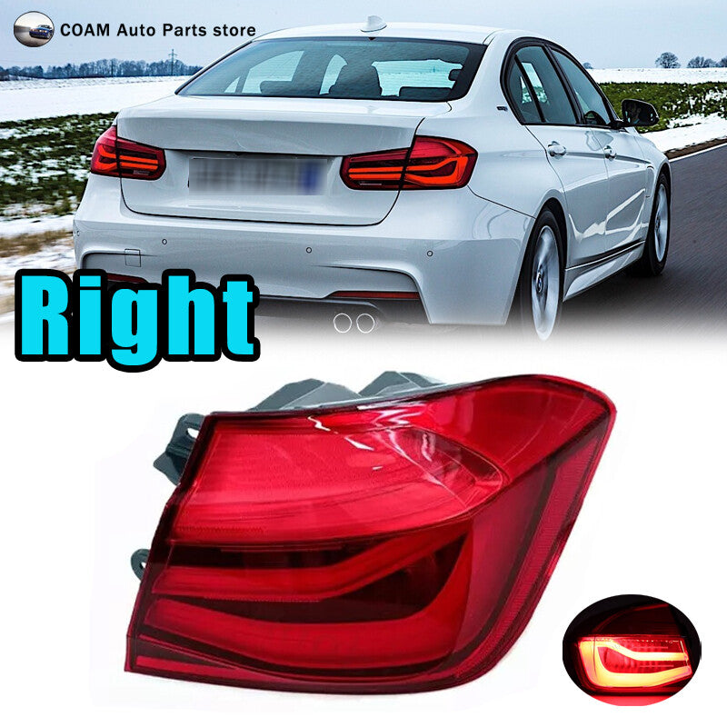 Right-hand grip compatible with for BMW 3 Series F30 316 318i 320i 2016-2018 LED exterior taillight assembly.