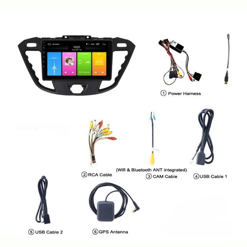 9in Android Car Radio Stereo Multimedia Player Navi GPS for Ford Transit Custom