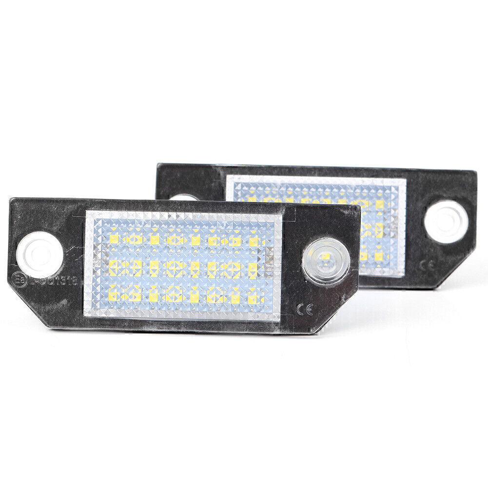 Error Free LED Number License Plate Lights Lamp for Ford Focus MK2 C-MAX I 2pcs