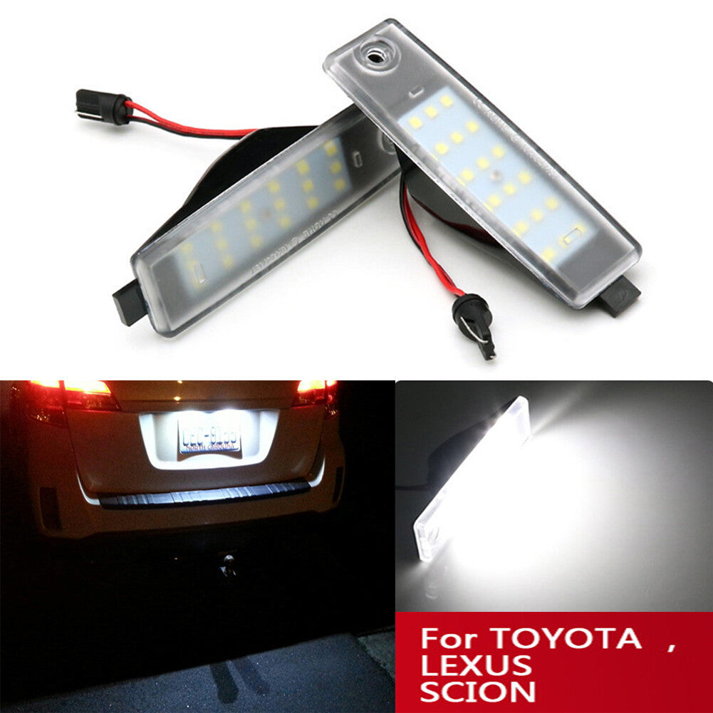 Rear LED Number License Plate Light Lamp for Toyota Kluger/Highlander GSU4 2007~