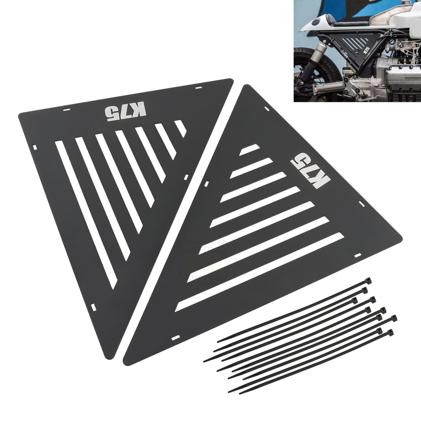 Motorcycle Side Panel Decorate Protector Side Cowl Fairing Cover Fit for BMW K75