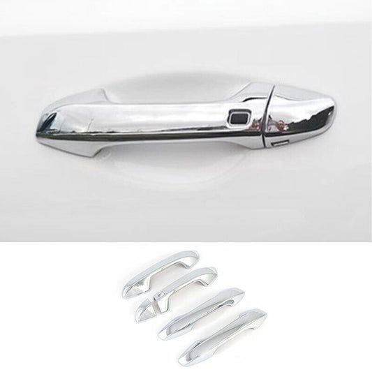 for Kia Seltos 2020-2023 Chrome Exterior Side Door Handle molding Cover Trim 5x