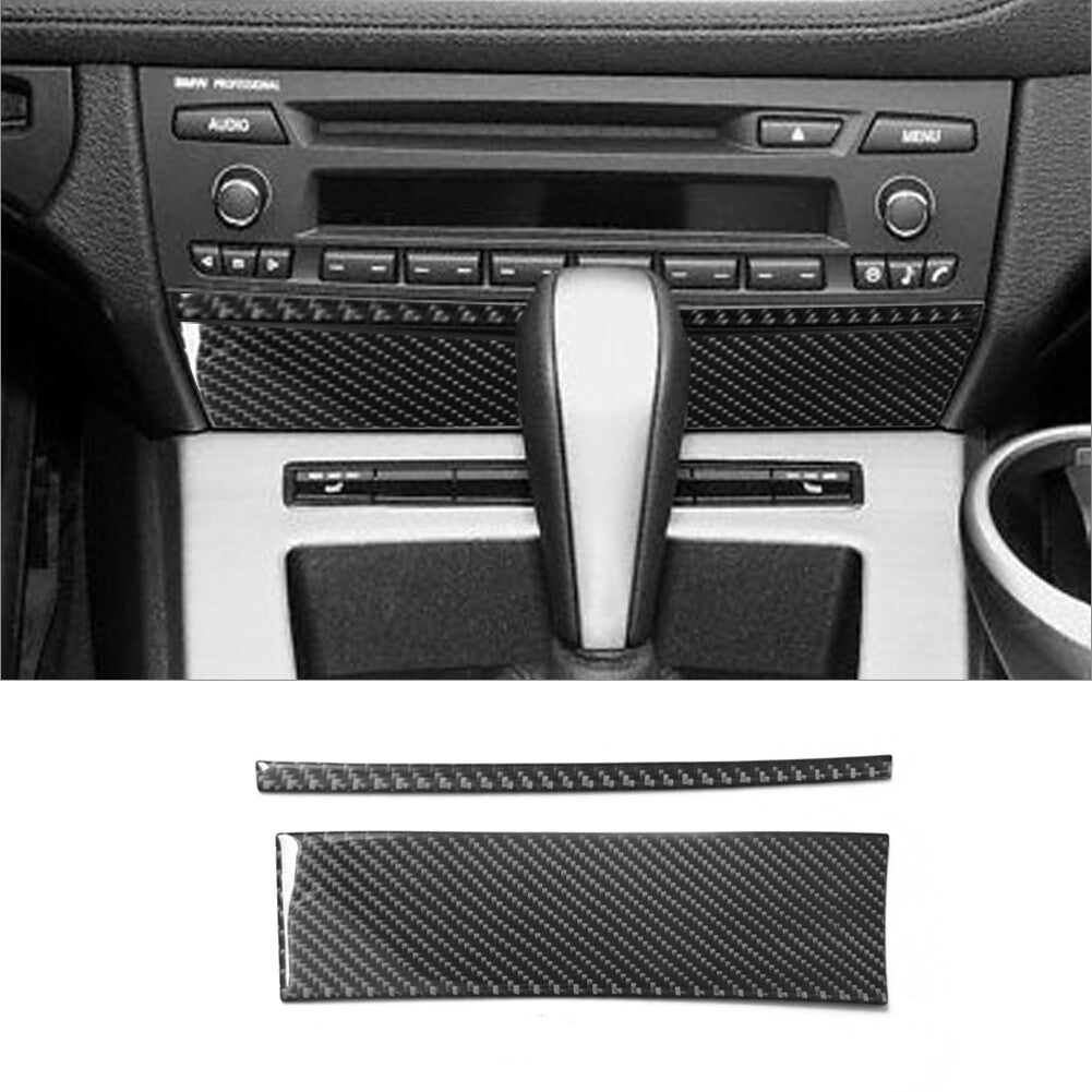 Carbon fiber below the radio console trim for BMW Z4 E89 2009-2016