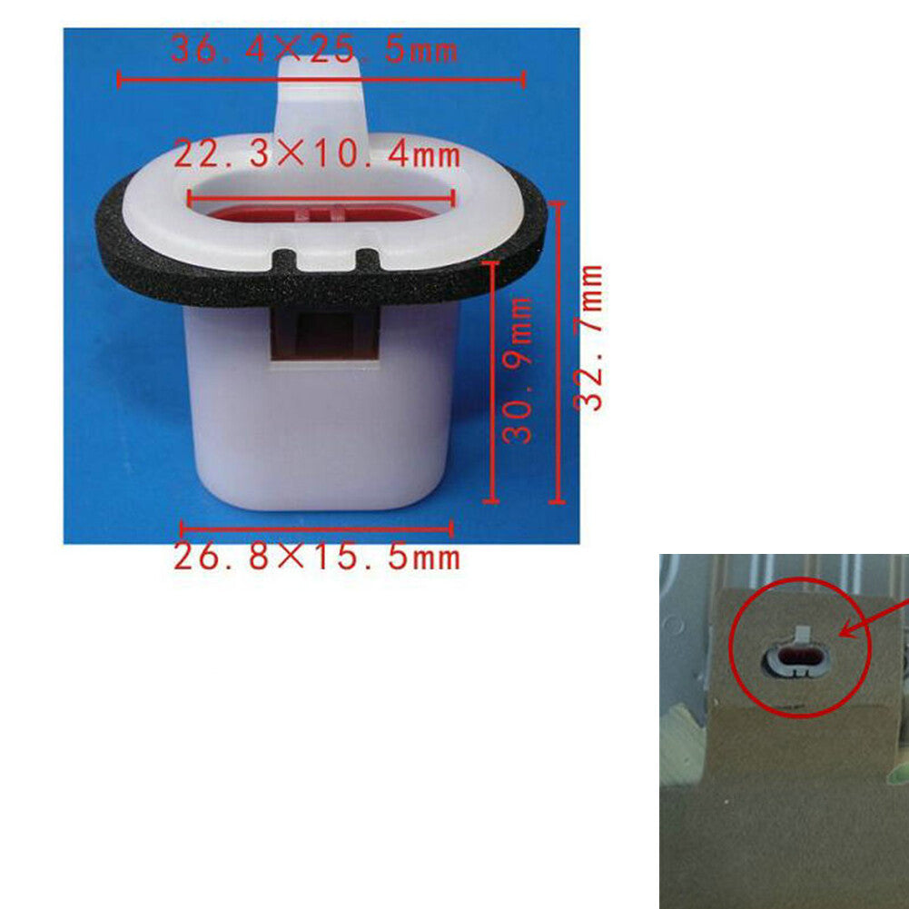 4 Car Rear Cushion for Seat Screw Fixing Clips Grommet for Nissan X-TRAIL