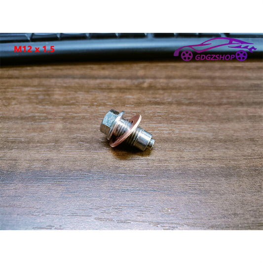 M12 x 1.5 Magnetic Oil Drain Plug with Washer for Toyota for Lexus for Nissan for Infiniti