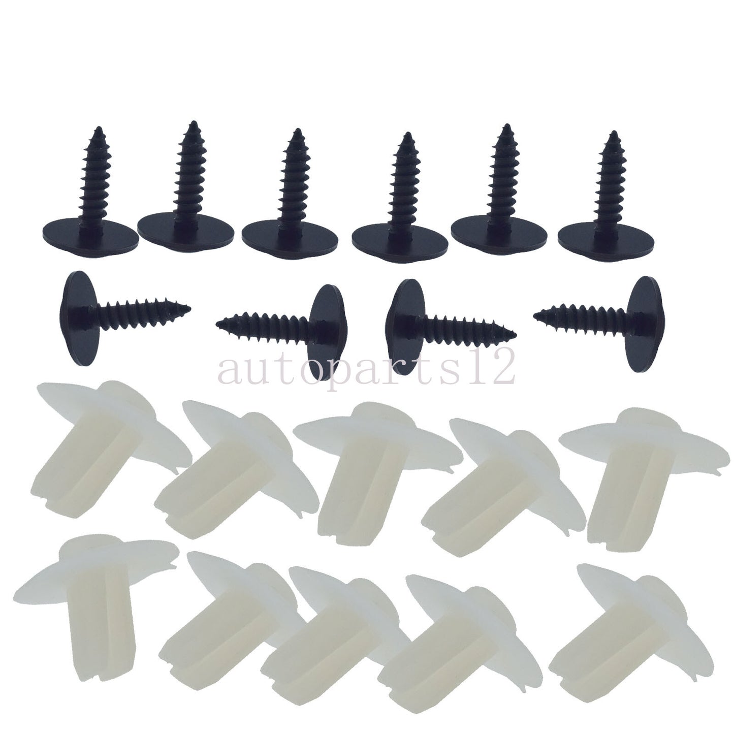 10 sets of mudguard mounting bolts and clips for Honda for Civic,CR-V, for Acura TL, Integra
