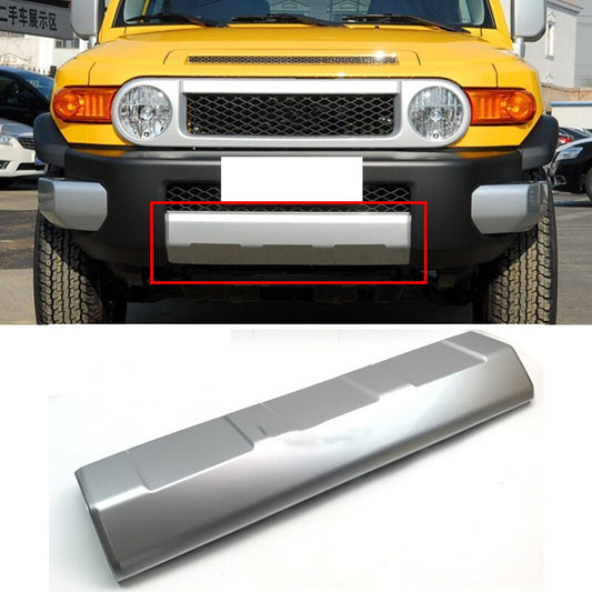 for Toyota FJ Cruiser 2007-2021 Silver Front Bumper Lower Board Skid Plate Guard