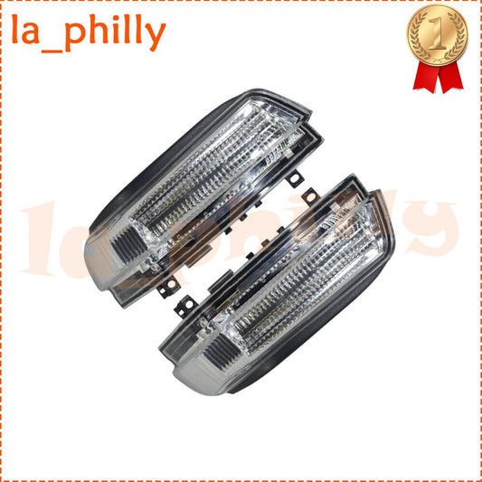 2Pcs For 06-19 for Mitsubishi for Pajero Rear RH+LH Mirror LED Dynamic Turn Signal Light