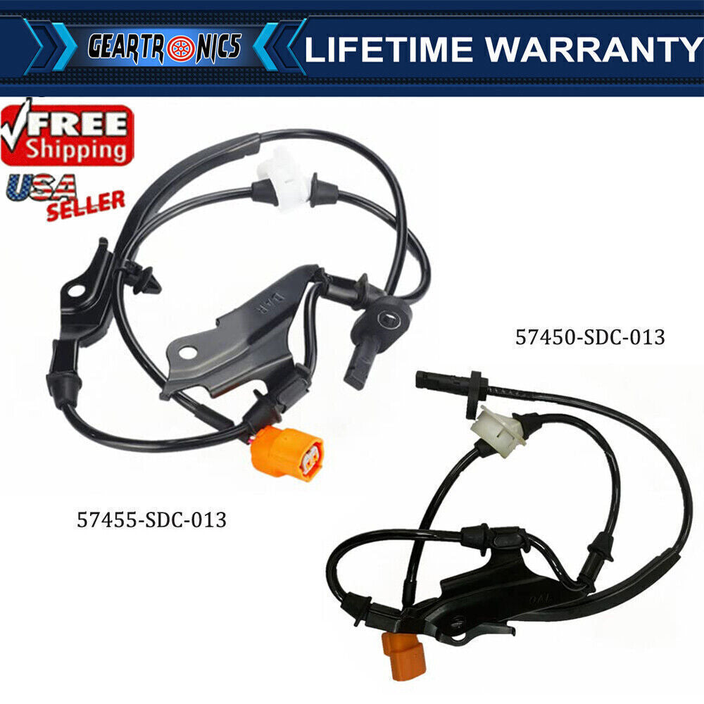 2pc ABS Speed Sensor Front Right + Left for Honda Accord 03-07 for Acura TSX 04-08