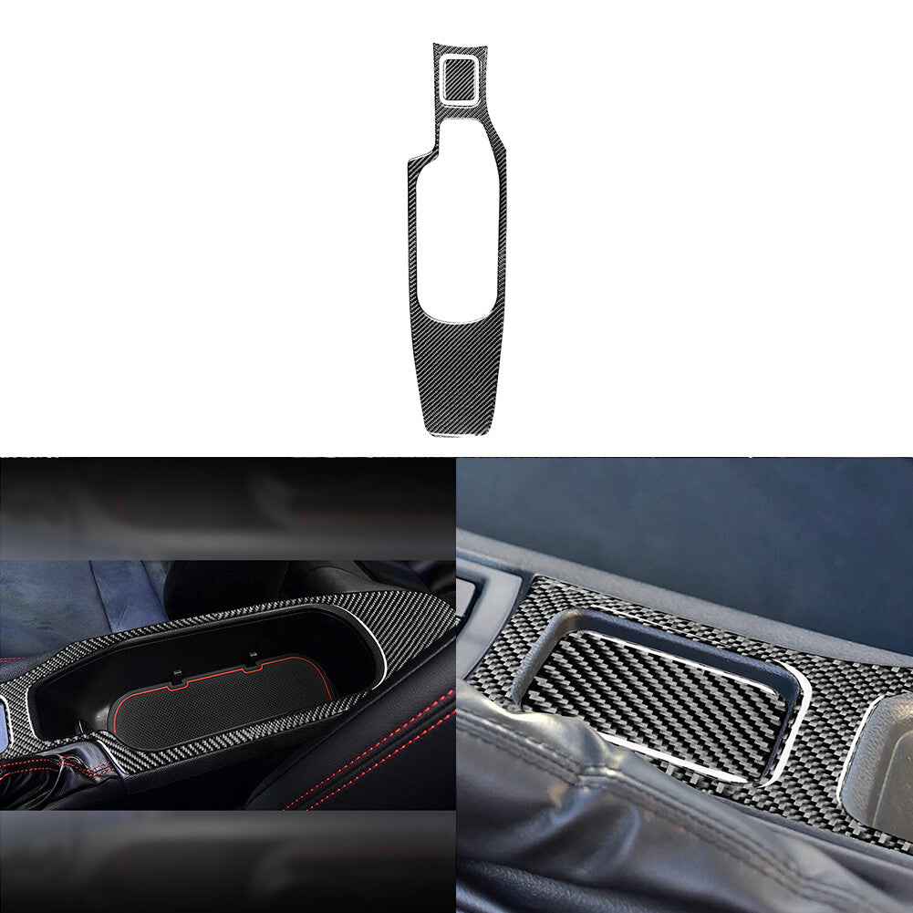 Carbon Fiber Central Armrest Panel Trim for Toyota 86 for Subaru BRZ 2017-2019 TypeA