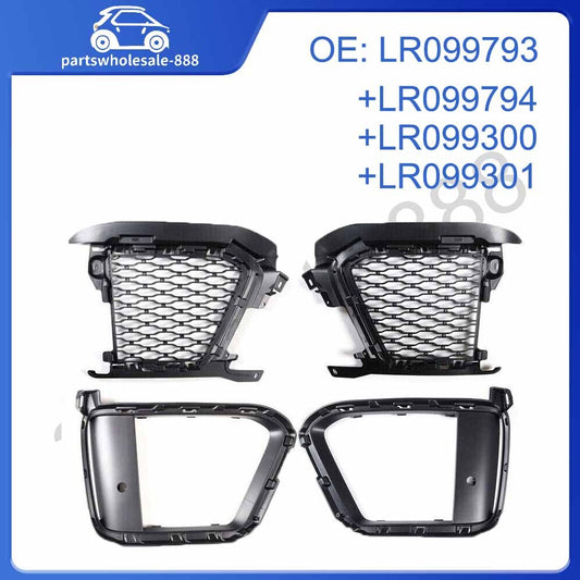 Front Bumper Left Right Vent Mesh Grille Fit For 2018-2019 LR for Range Rover Sport