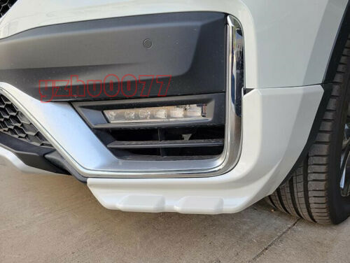 for Honda CR-V CRV 2020-22 White Front Rear Bumper Side Lip Spoiler Splitter Kit