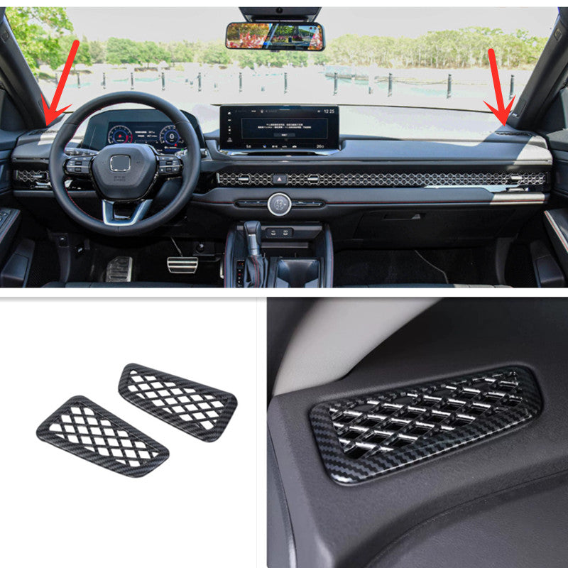 Instrument panel vent cover trim carbon fiber kit suitable for 2023 for Honda Accord