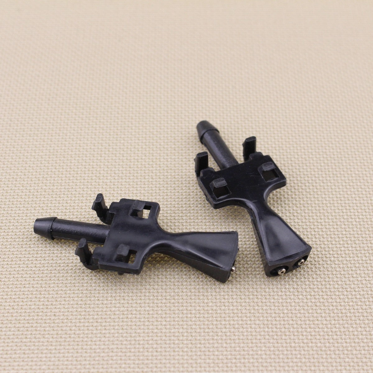 2-pack for 2003-2010 windshield washing machine nozzle spray, black for Vauxhall Merica.