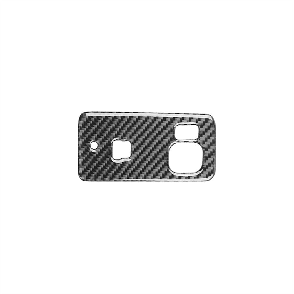 Carbon Fiber Rearview Mirror Adjustment Cover Trim for Toyota for Corolla 2007-2013