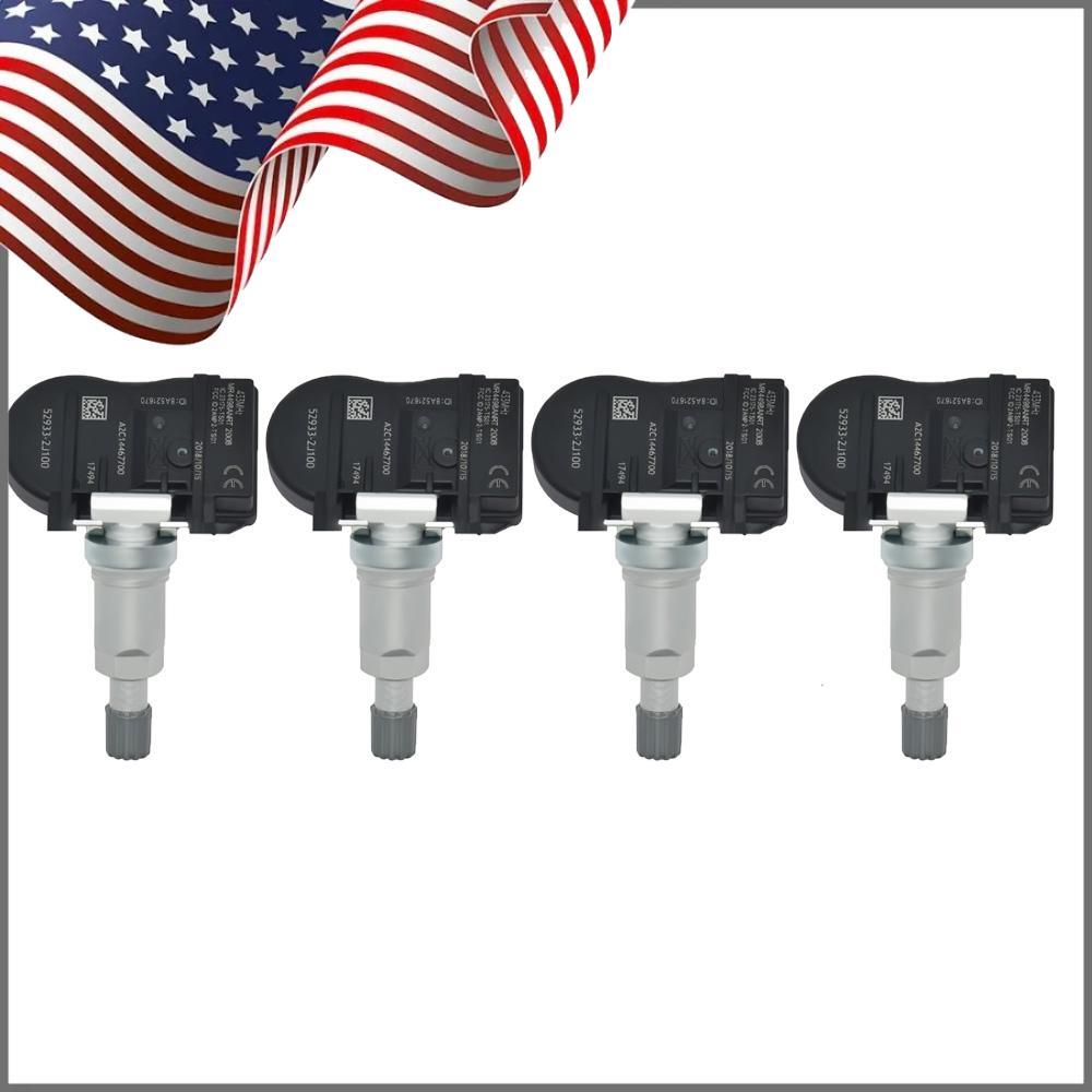 4PCS Tire Pressure Sensor TPMS for Hyundai Accent for Genesis for Kia Rio 52933-2J100