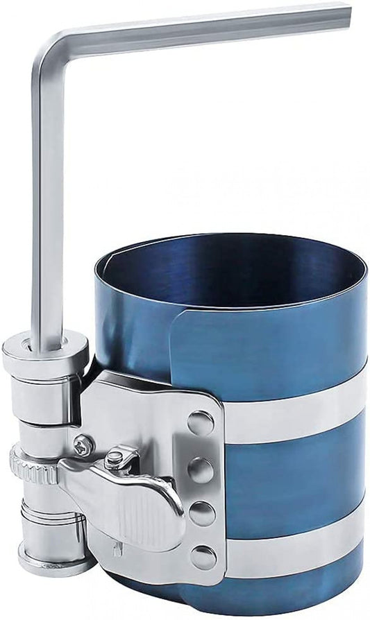 3¡± Piston Ring Compressor,Adjustable from 2¡±to 6.9¡±,Sprung mechanism,Blue
