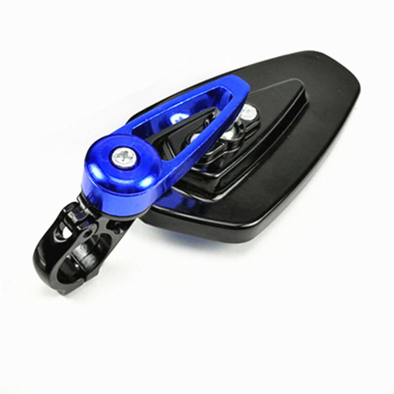 1 Set Motorcycle Aluminum 7/8 Bar End Side Rearview Mirror Handlebar Rear View