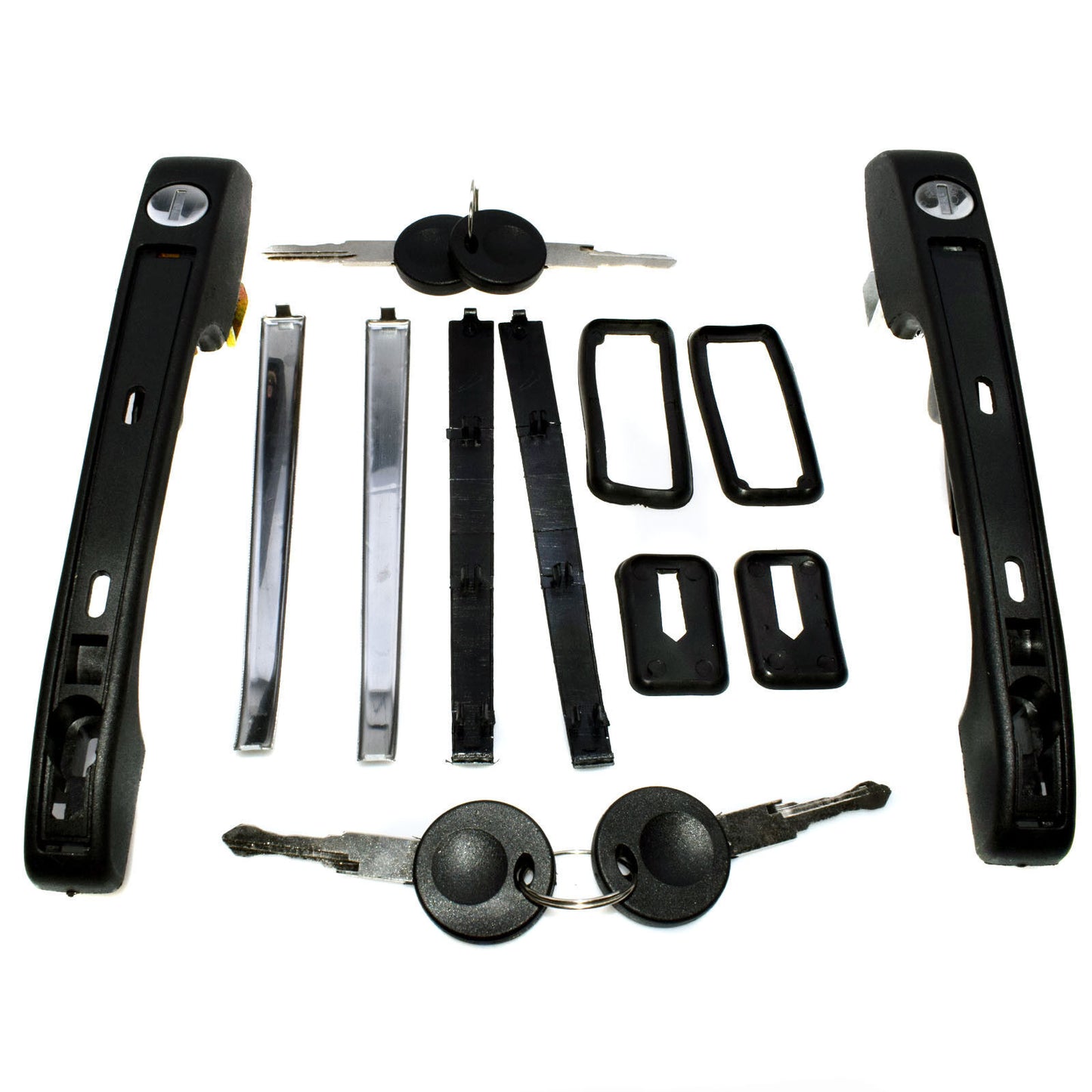 For 85-92 for VW for Golf 80-83 Rabbit Pickup Set of 2 Front LH RH Exterior Door Handle
