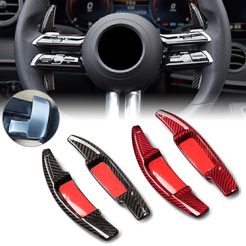 Steering Wheel Shift Paddle Shifter for Mercedes Benz E Class E260 2021 Carbon