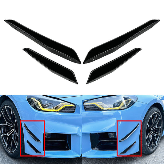 Front Bumper Splitter Side Skirt Spoiler for BMW M2 G87 2023-2024 23 2024