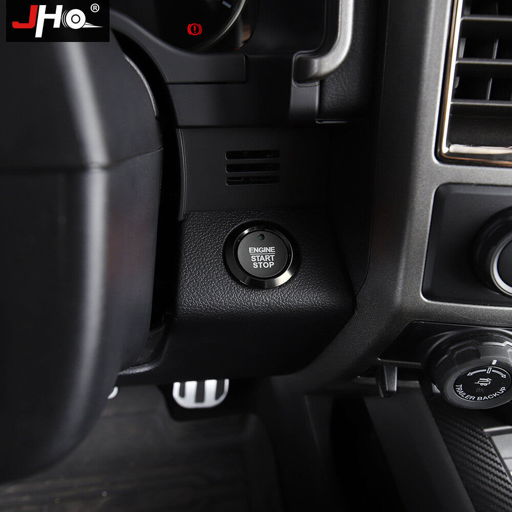Car Engine Start Stop Switch Button Cap Panel Cover for Ford F150 2017-2020