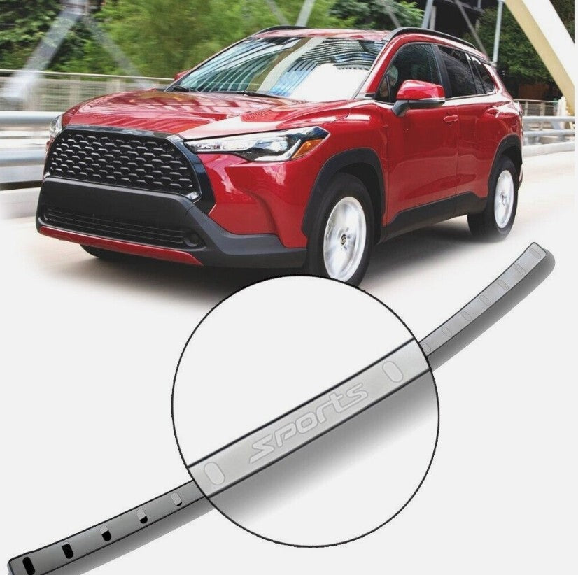 for Toyota for Corolla Cross 2023 Rear Bumper Protector Scuff Panel Car Accessories