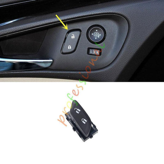 Suitable for Buick Regal 2014-2017, black left door lock button switch cover (lacrosse style).