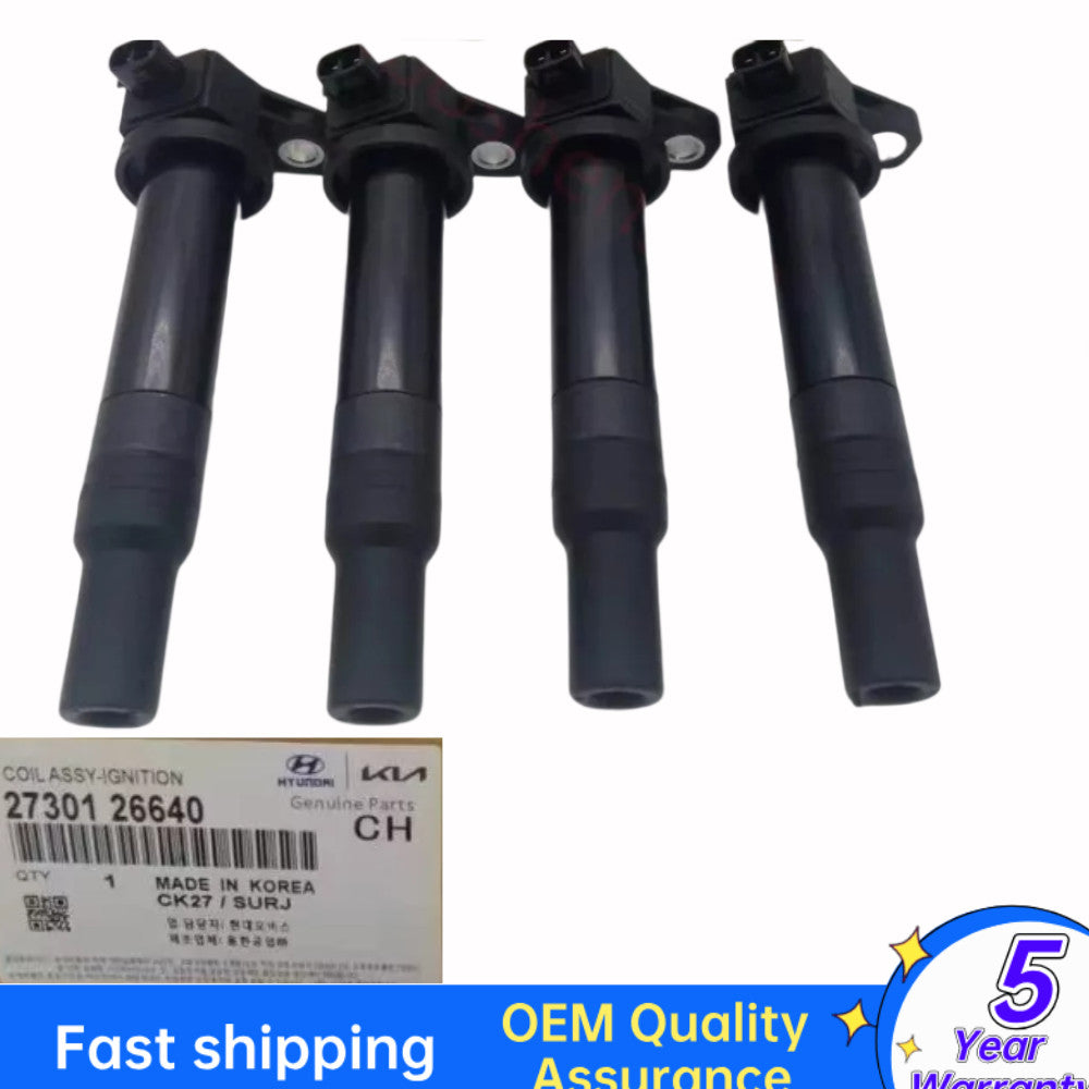 4-pack ignition coils suitable for 2006-2011 for Hyundai for Kia Rio5 27301 26640 1.6L
