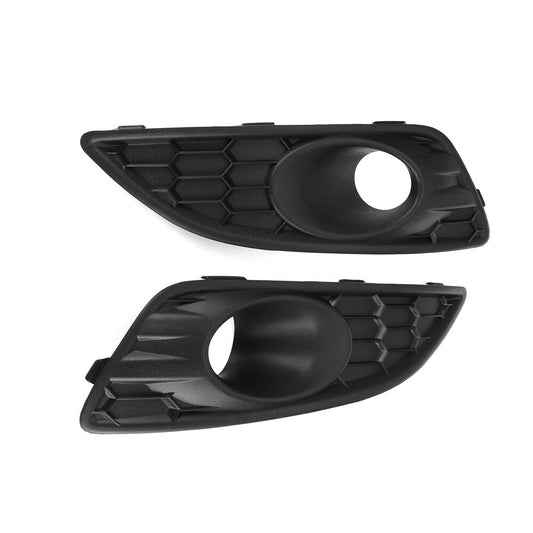 Honeycomb front fog light cover grille pad black for Ford Fiesta MK7 Zetec S