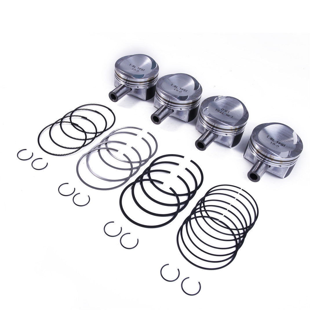 4pcs Upgrade Piston and Wave Ring ¦µ21 mm Set for VW for Passat CC 1.8T 06J198151B