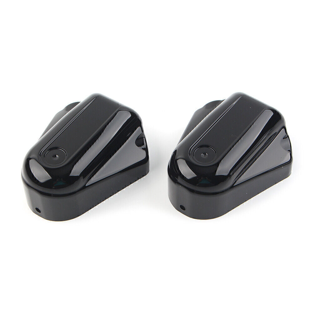 for Harley Softail FLST FLSTC FLSTN FXST 08-18 ABS Swingarm Axle Cover Cap Black