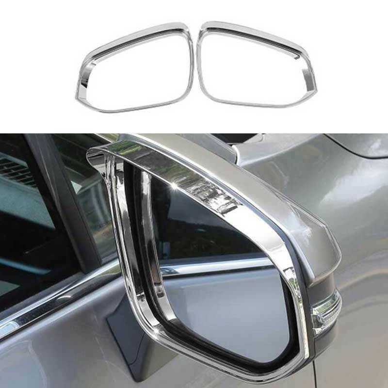 for Toyota Venza 2021-2023 ABS Chrome Side Mirror Rain Eyebrow frame Cover Trim