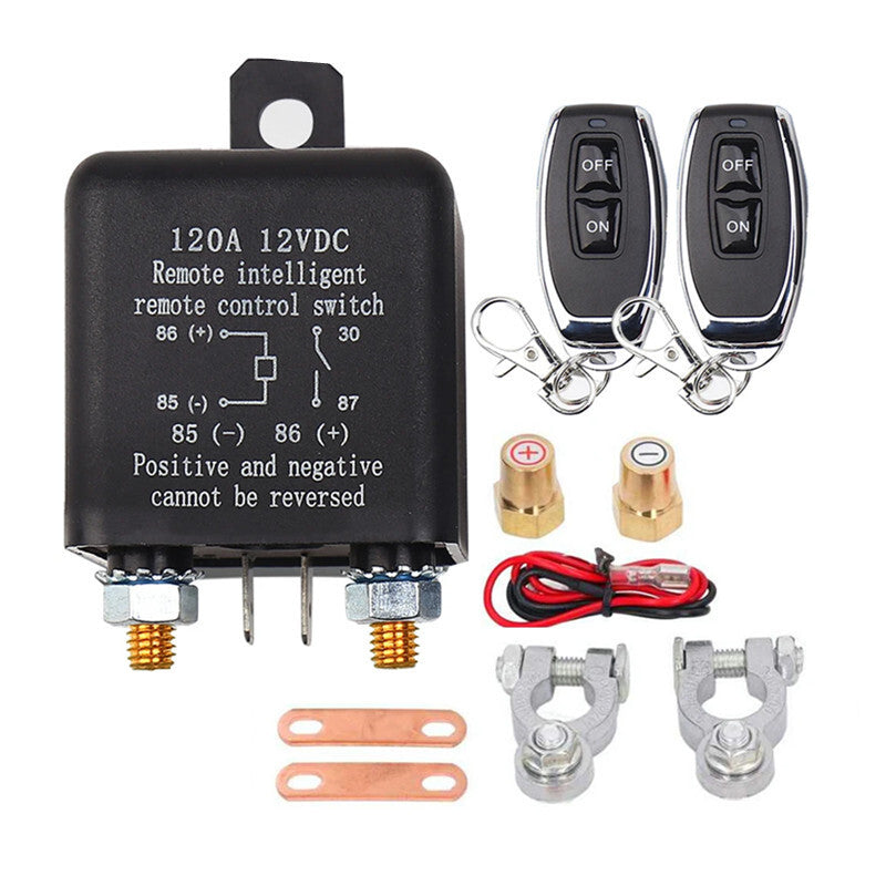 Car 12V 200A Battery Switch Relay Wireless Remote Isolator Cut Off Control Tool