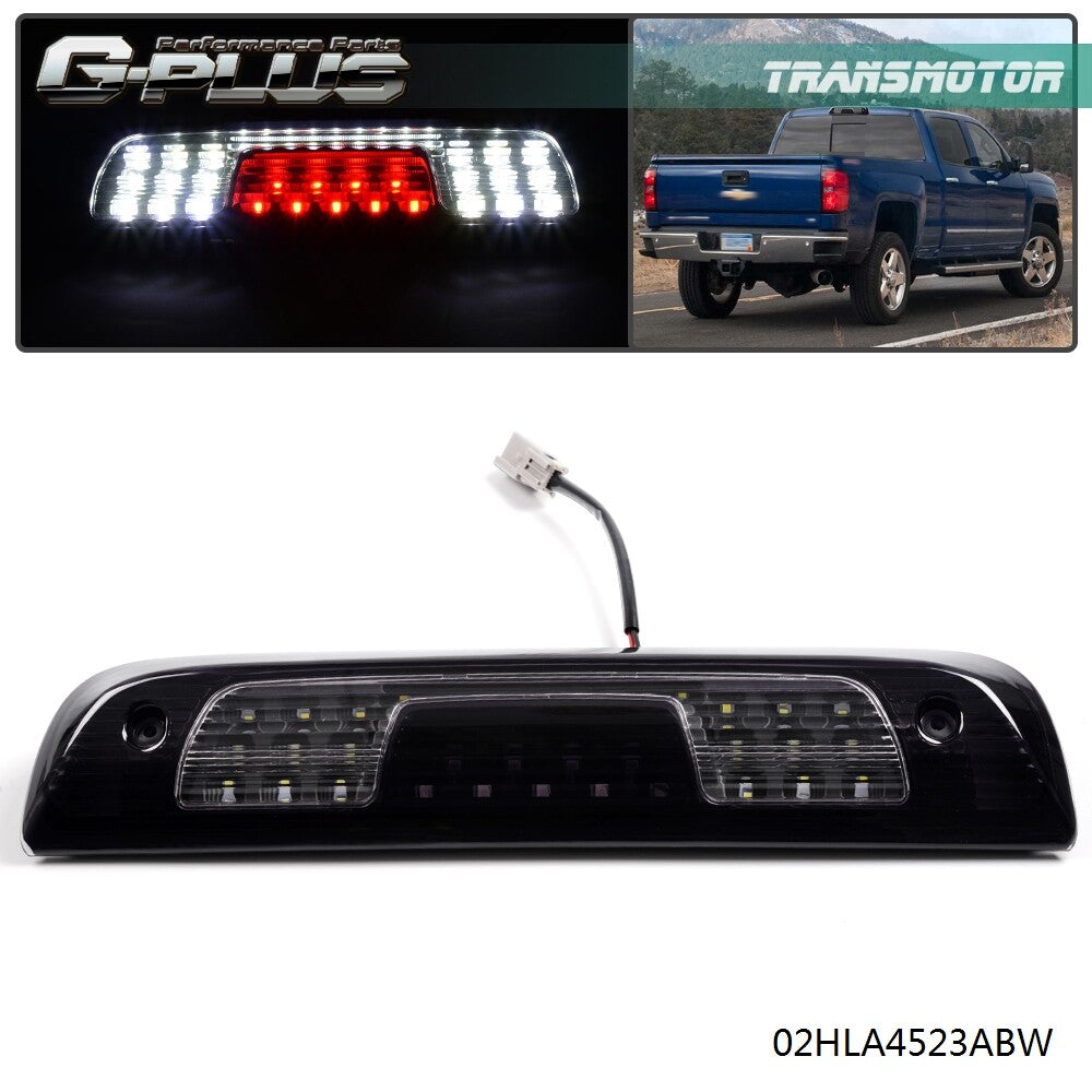Fits 14-18cm Black and White Silverado for GMC for Sierra 1500 2500 LED 3rd