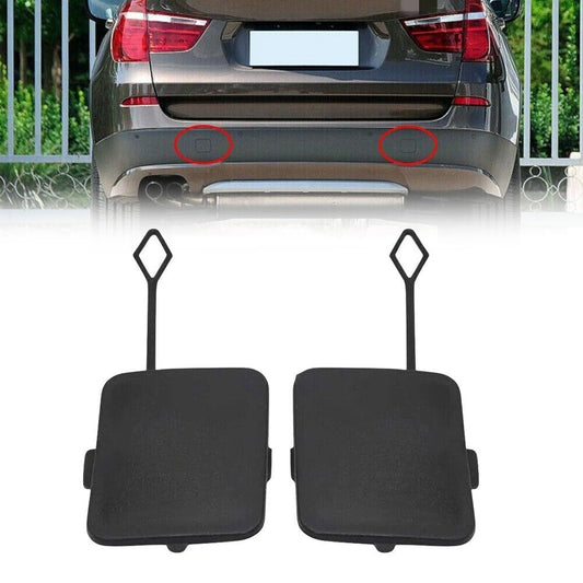 1 Pair Rear Bumper Tow Hook Cover For X3 F25 2011 2012 2013 51127272415