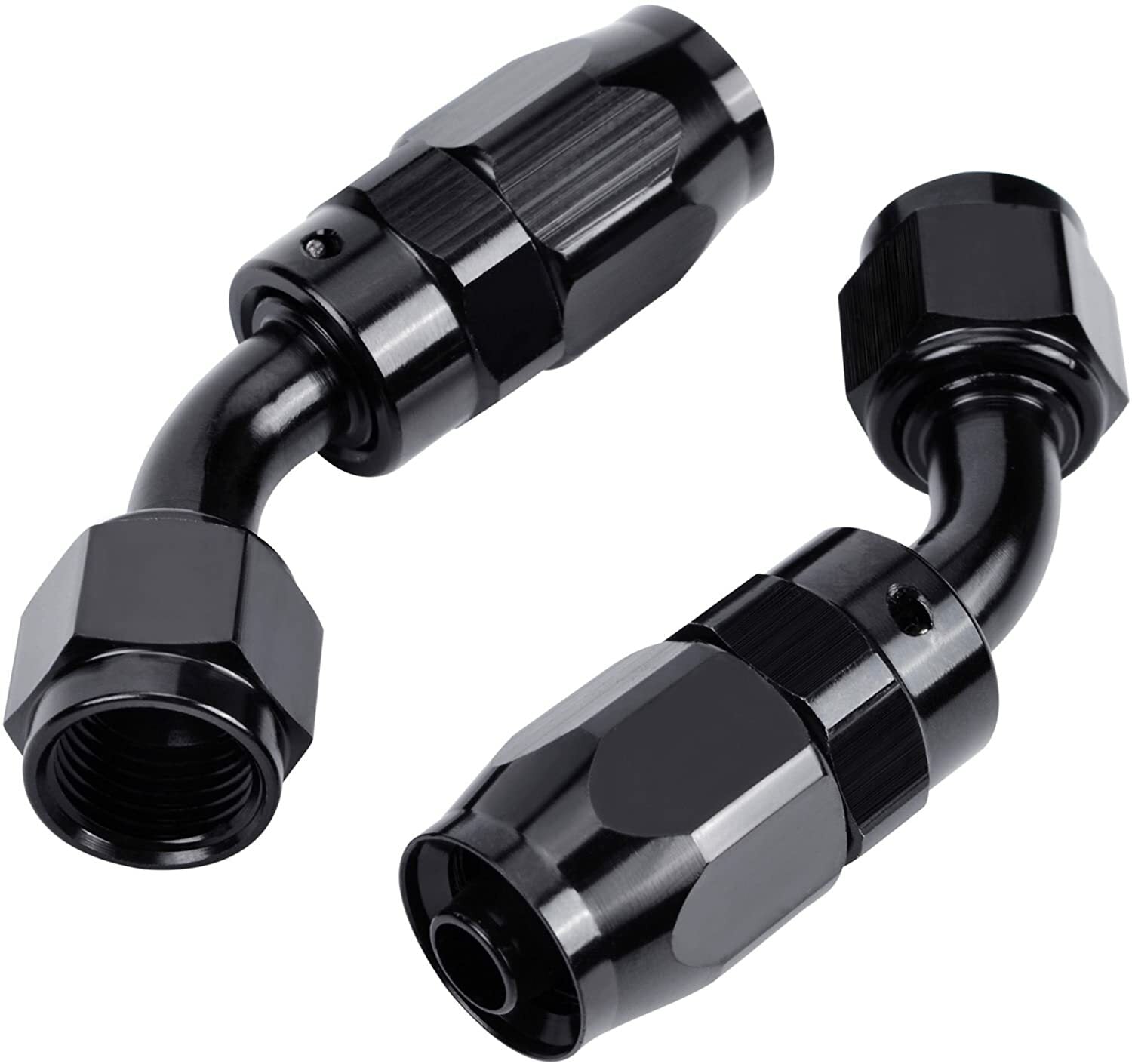 16ft 6AN Black Oiled Wire 3/8 Nylon Braid + AN6 Hose End Fitting Adapter Kit